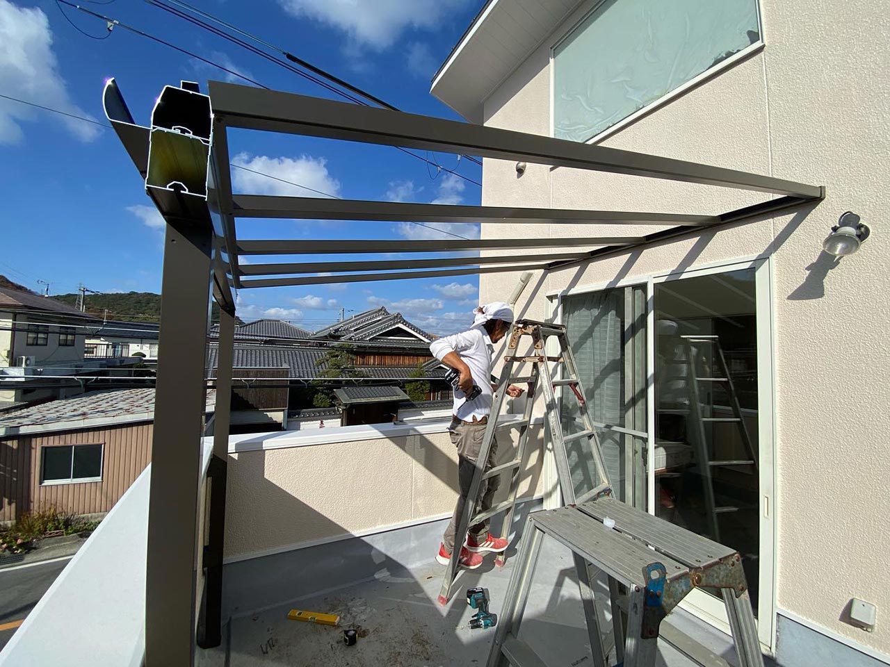 テラス屋根取付