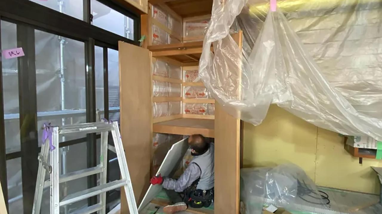 姫路断熱リフォーム開始